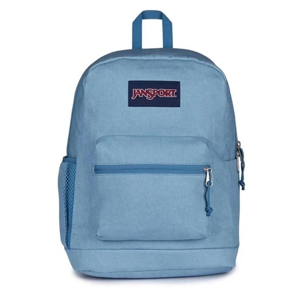 JanSport Cross Town Plus Remix 17" Backpack - Light Blue: High School NEW!